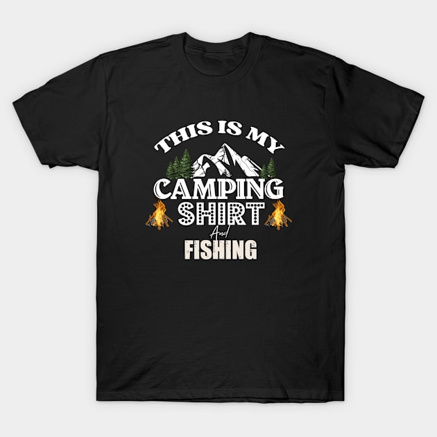 Camping T-Shirt by MckinleyArt